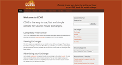 Desktop Screenshot of cche.org.uk